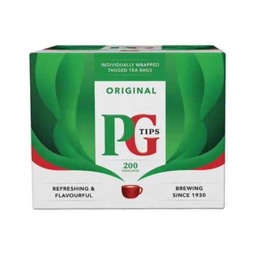 PG Tips Enveloped Tea Bags (200 Pack)