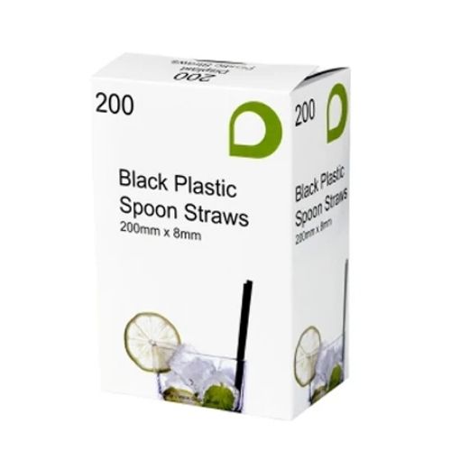 Plastic Slush Spoon Straws